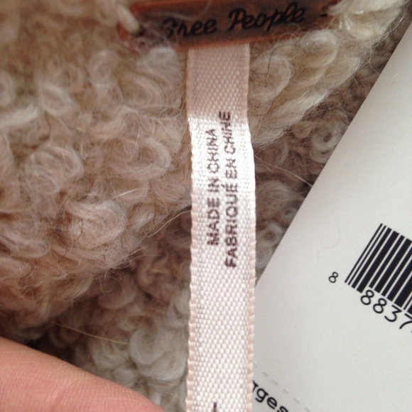 Free People Oversized Boucle Cardigan - Picture 8 of 8